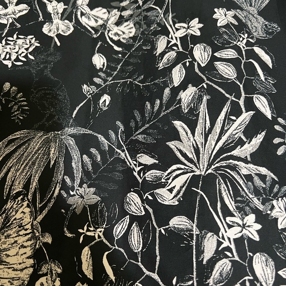 NWOT INC International Concepts Black & White Floral Cutout Dress Size S - Picture 5 of 8